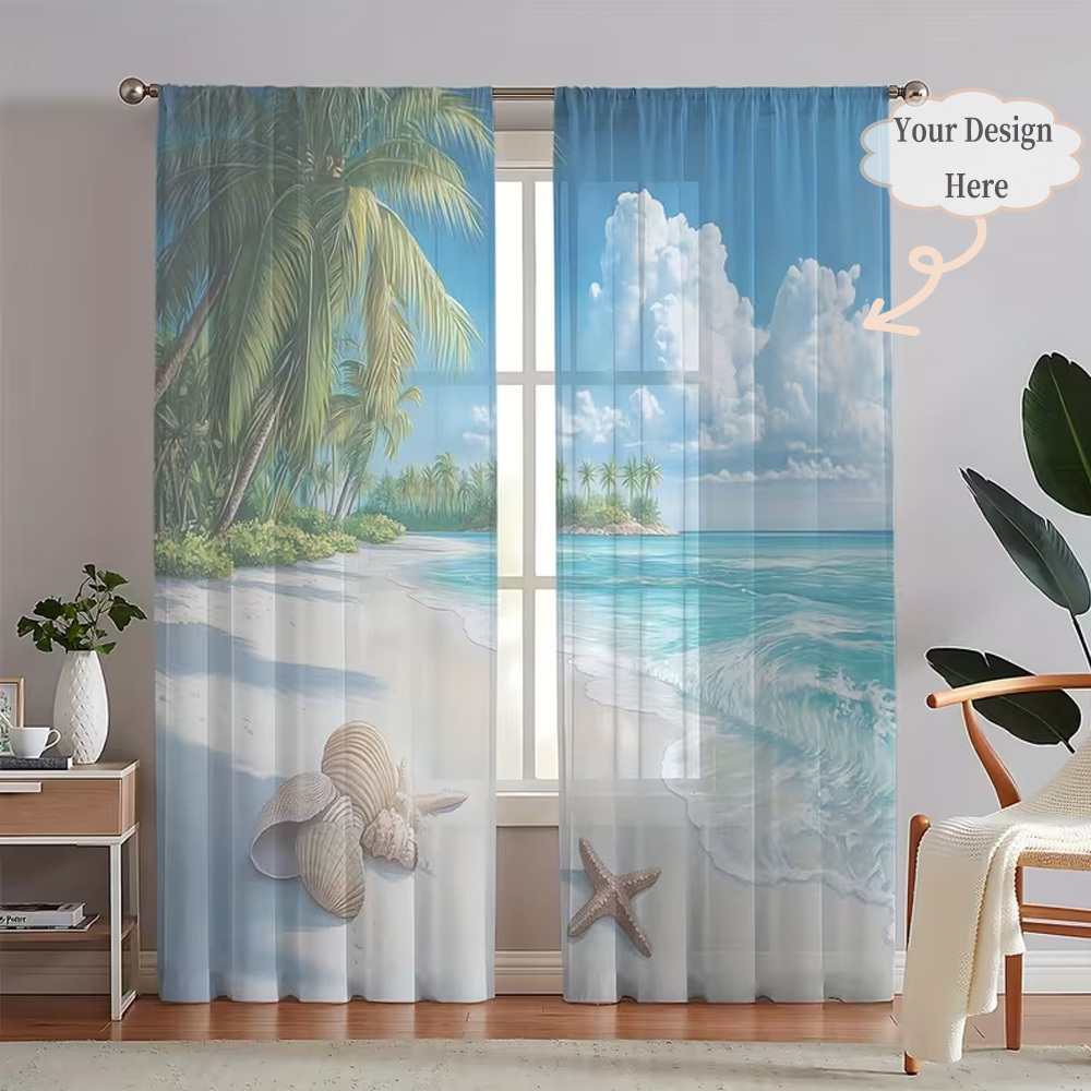 Custom 2D Flat 2pcs Sheer Curt - đánh giá và giá Your Home Textiles