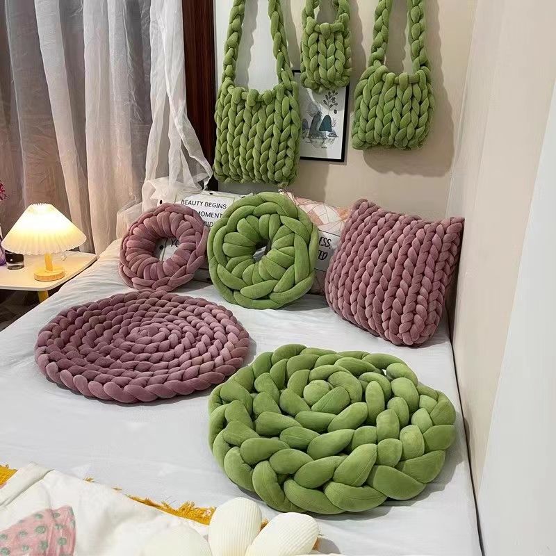 500G Super Velvet Chunky Yarn  - đánh giá và giá Throw Blanket Chunky Knit