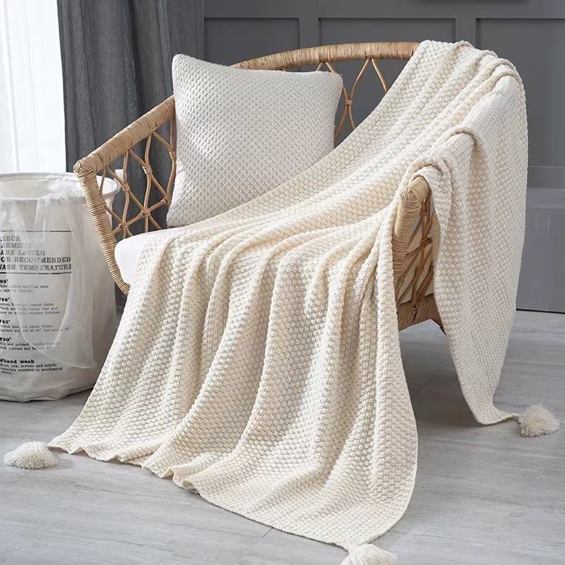 Nordic Blankets for Bed Sofa C - đánh giá và giá Throw Blanket Chunky Knit